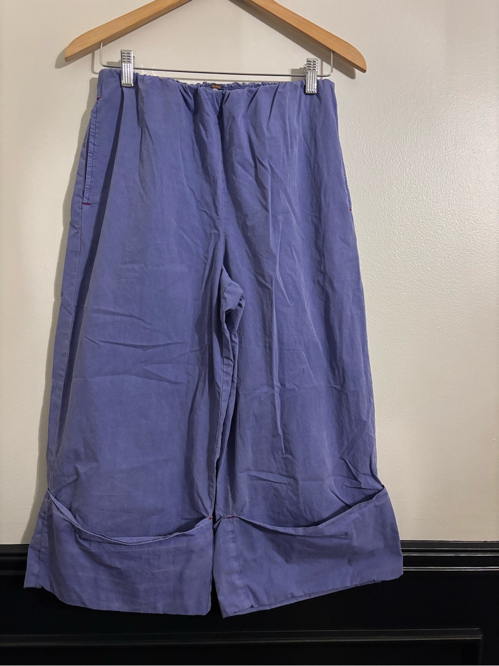 Free People Wide-Leg Pants in Lavender